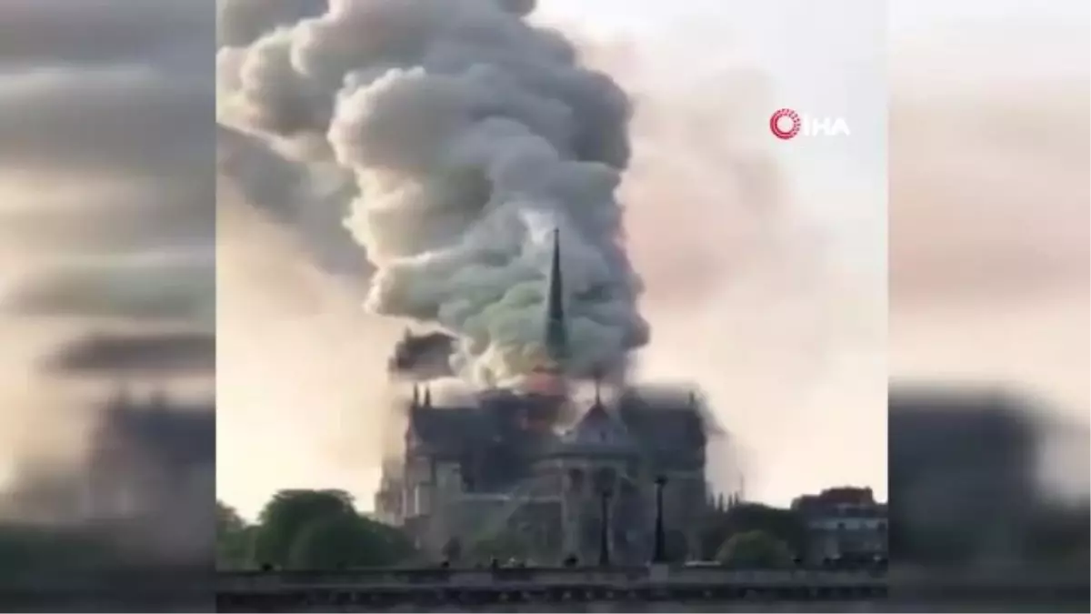 Notre Dame Katedrali\'nde Yangın