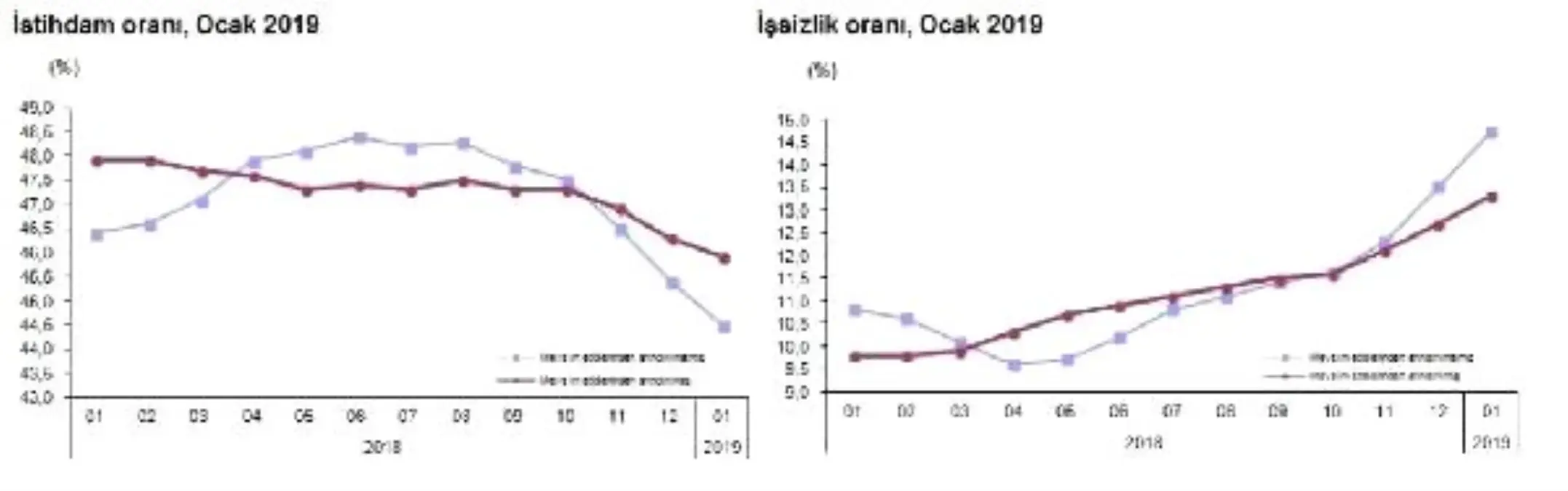 Ocak Döneminde İşsizlik Yüzde 14.7, Tarım Dışı İşsizlik Yüzde 16.8 (2)