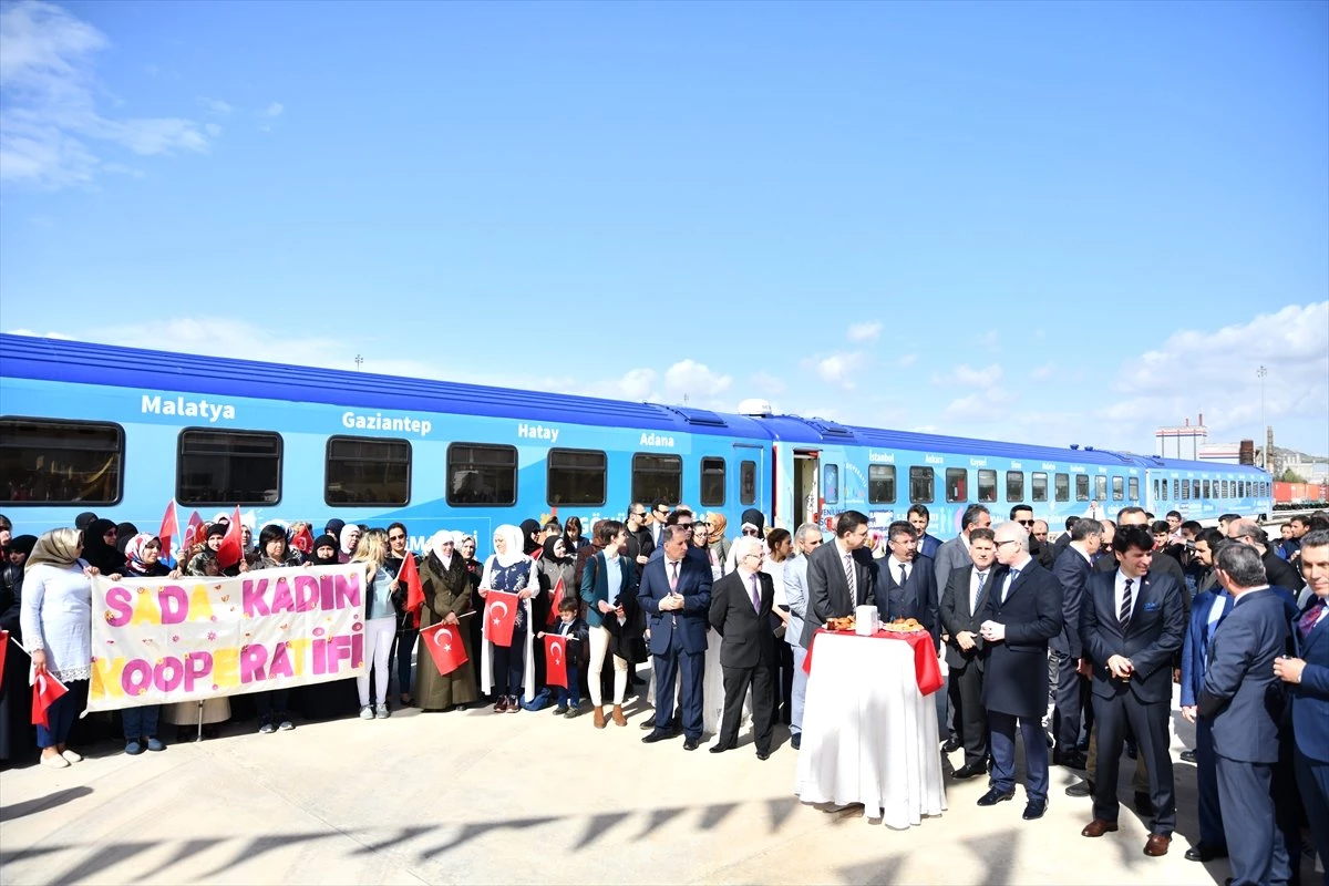 Sosyal Kooperatif Eğitim ve Tanıtım Treni Gaziantep\'te