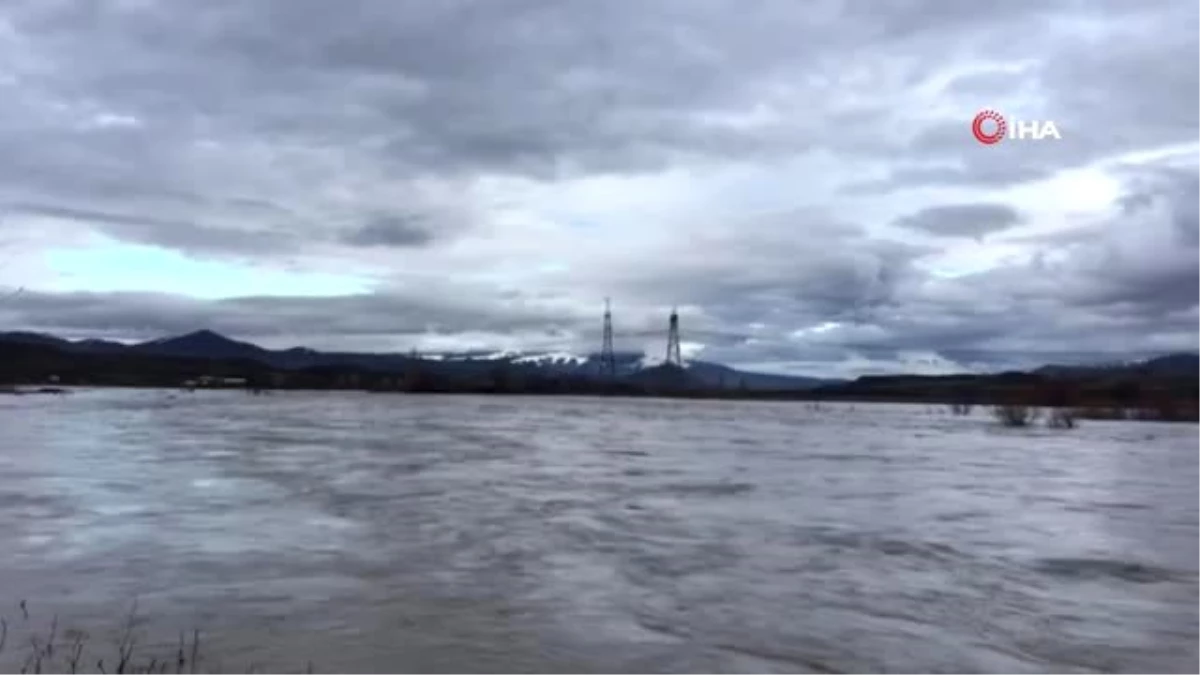 Aras Nehri\'nde Karların Erimesi Sonucu Su Seviyesi Yükseldi