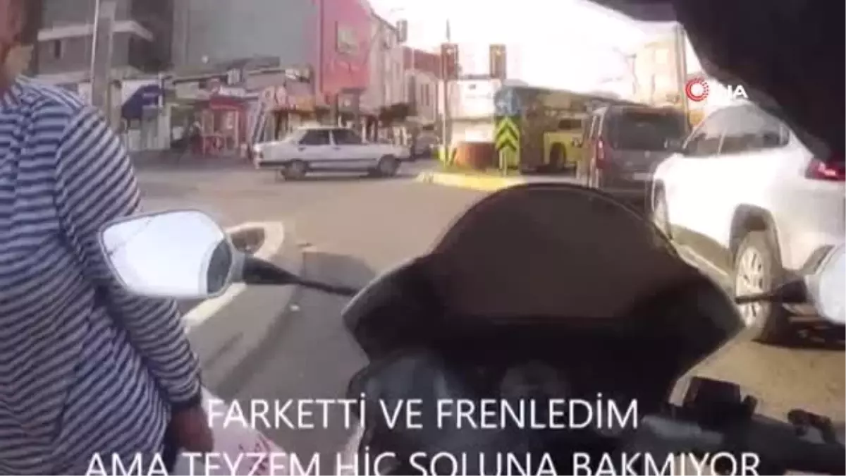 Dikkatsiz Kadının Ezilmekten Son Anda Kurtulduğu Anlar Kamerada