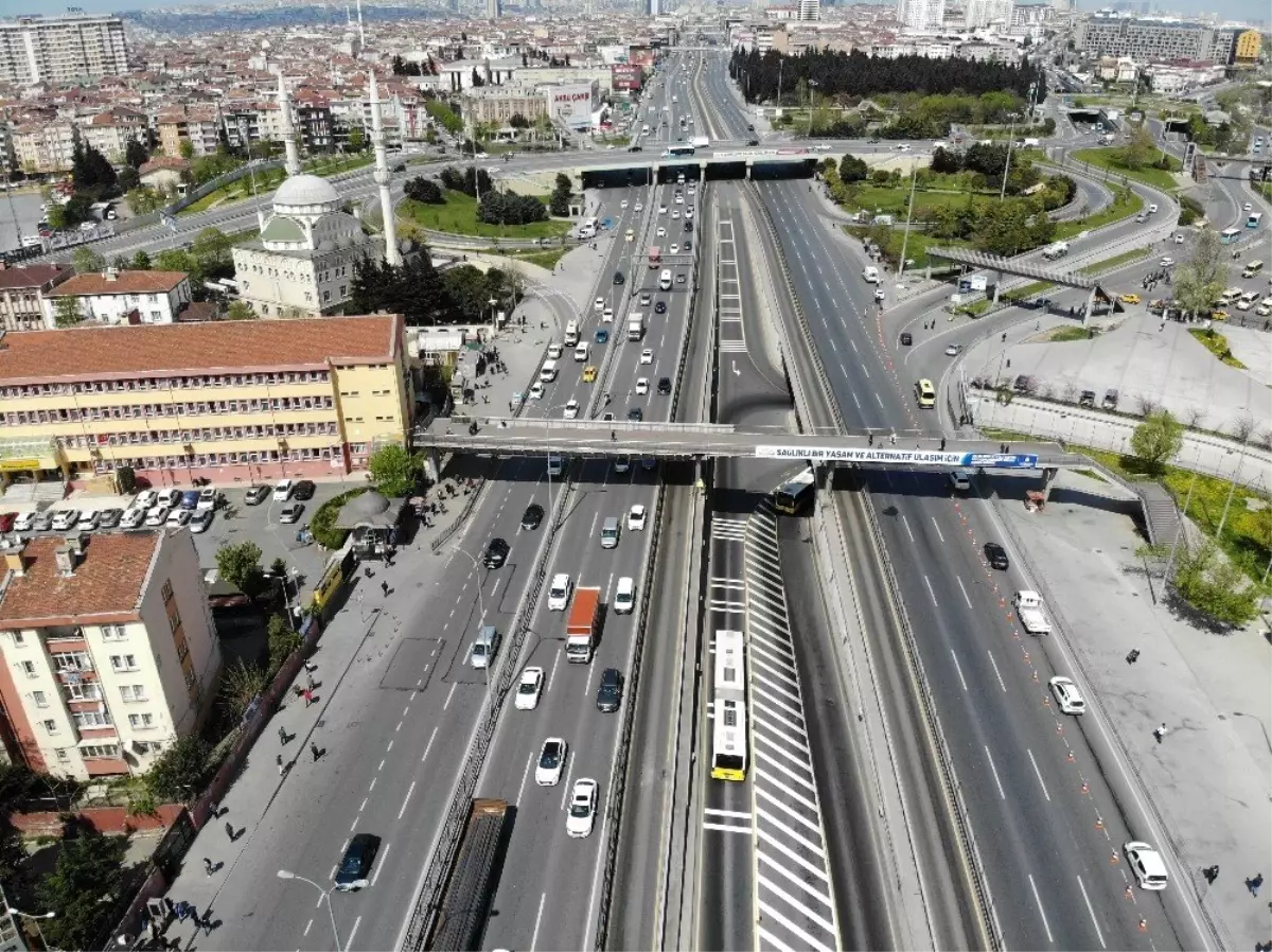 E-5\'te İlginç Görüntü, Yollar Bomboş Kaldı