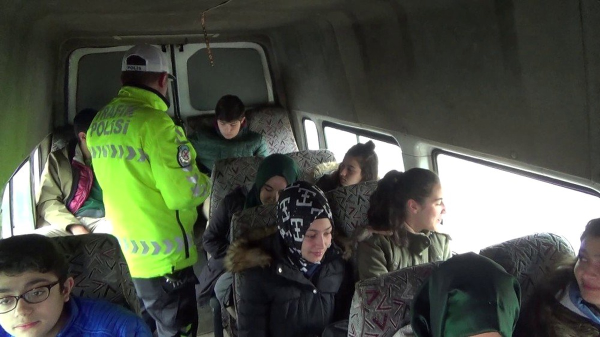 Erzurum\'da Öğrenci Servisleri Denetlendi