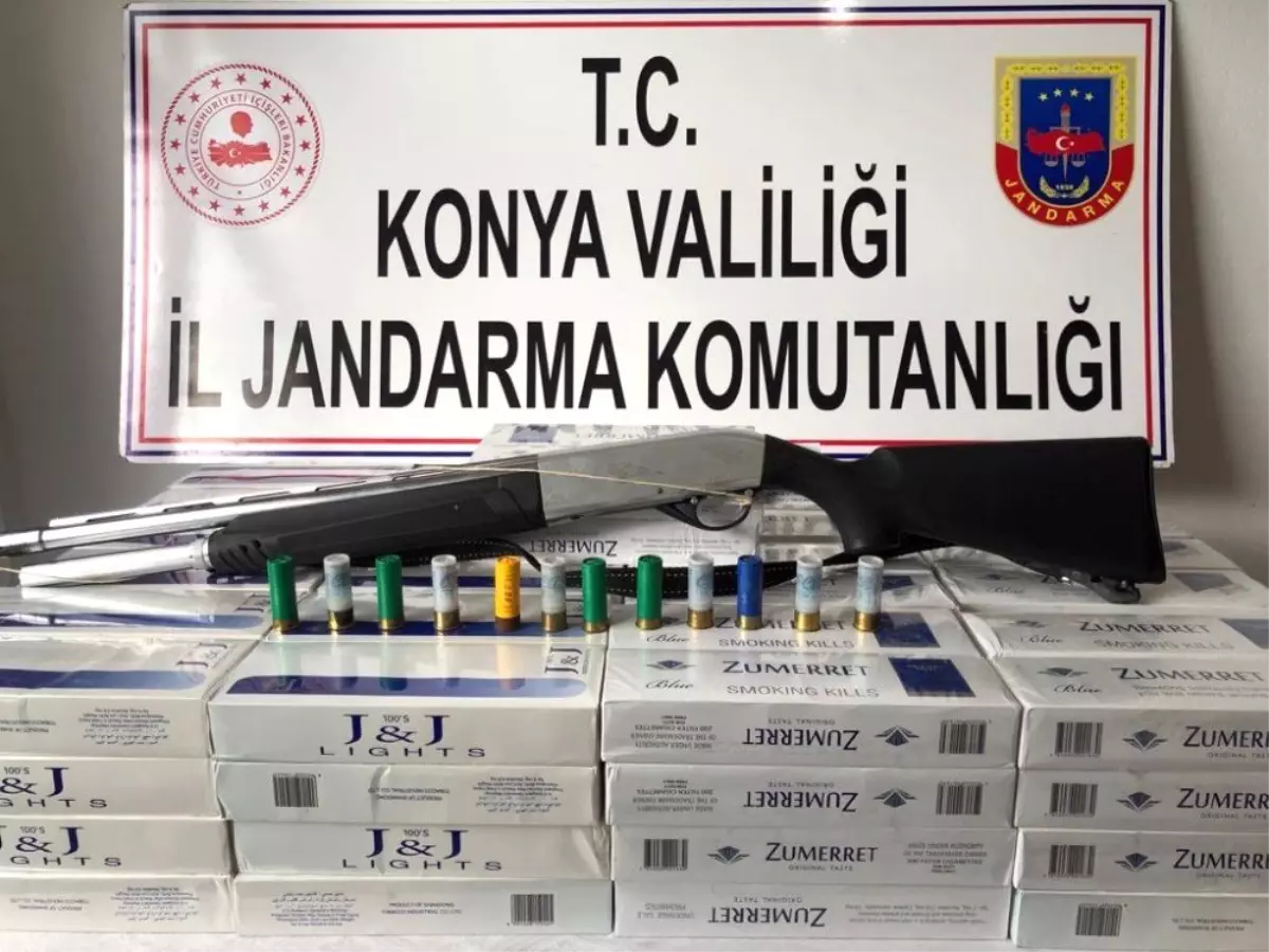 Jandarma Uygulamasında Kaçak Sigara Ele Geçirildi