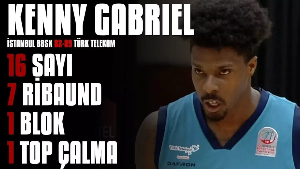 Maçın Yıldızları | Kenny Gabriel - İstanbul Bbsk 82-89 Türk Telekom