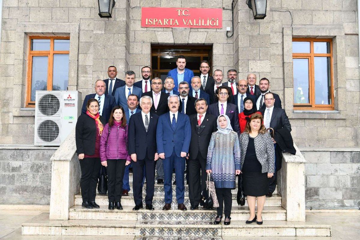 Yeni Başkan ve Meclisten Vali Seymenoğlu Ziyareti