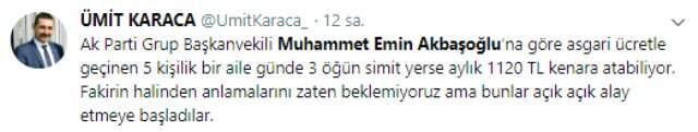 22 Bin TL Maaş Alan Milletvekili Akbaşoğlu'nun Çay-Simit Hesabı İsyan Ettirdi