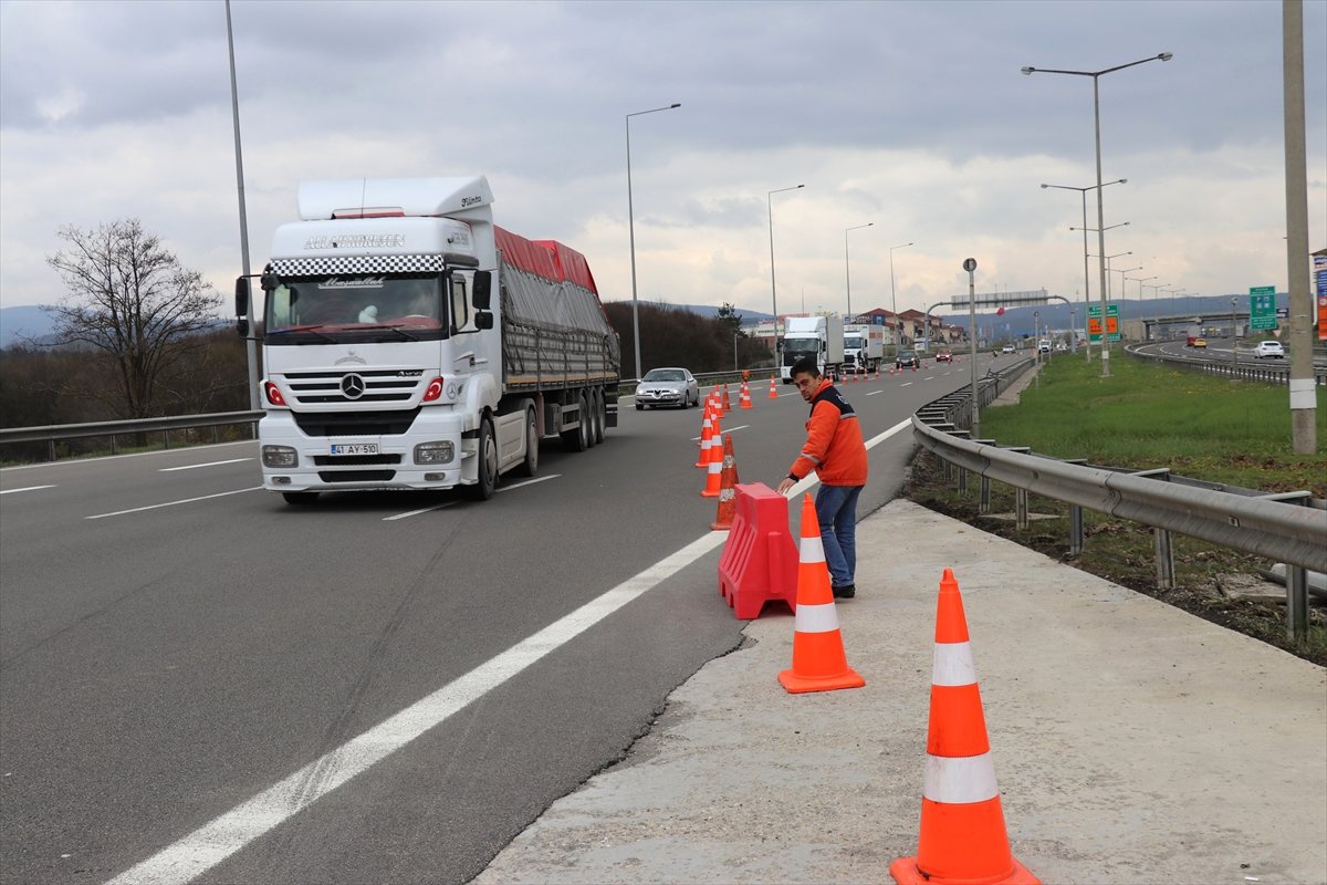 Anadolu Otoyolu\'nda Bakım Çalışması