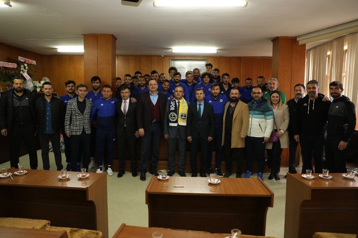 Başkan Kibar, Fatsa Belediyespor\'u Ağırladı