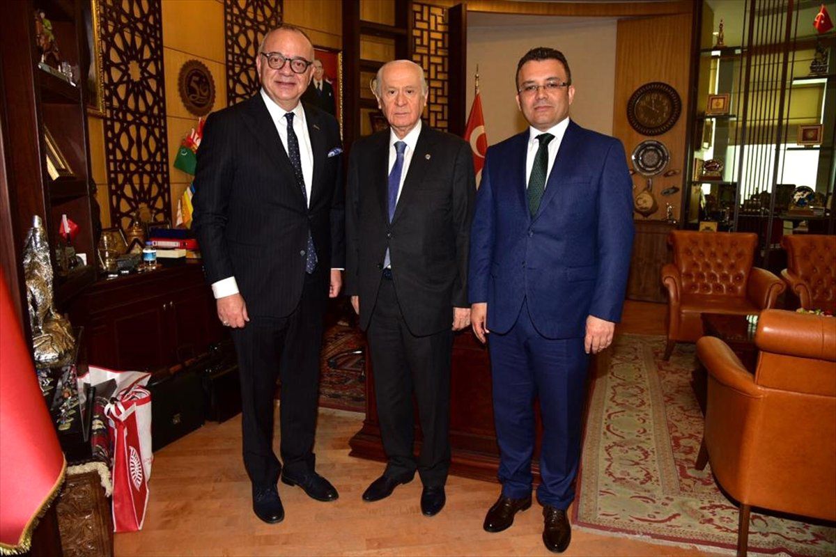 Cengiz Ergün\'den, Bahçeli\'ye Ziyaret