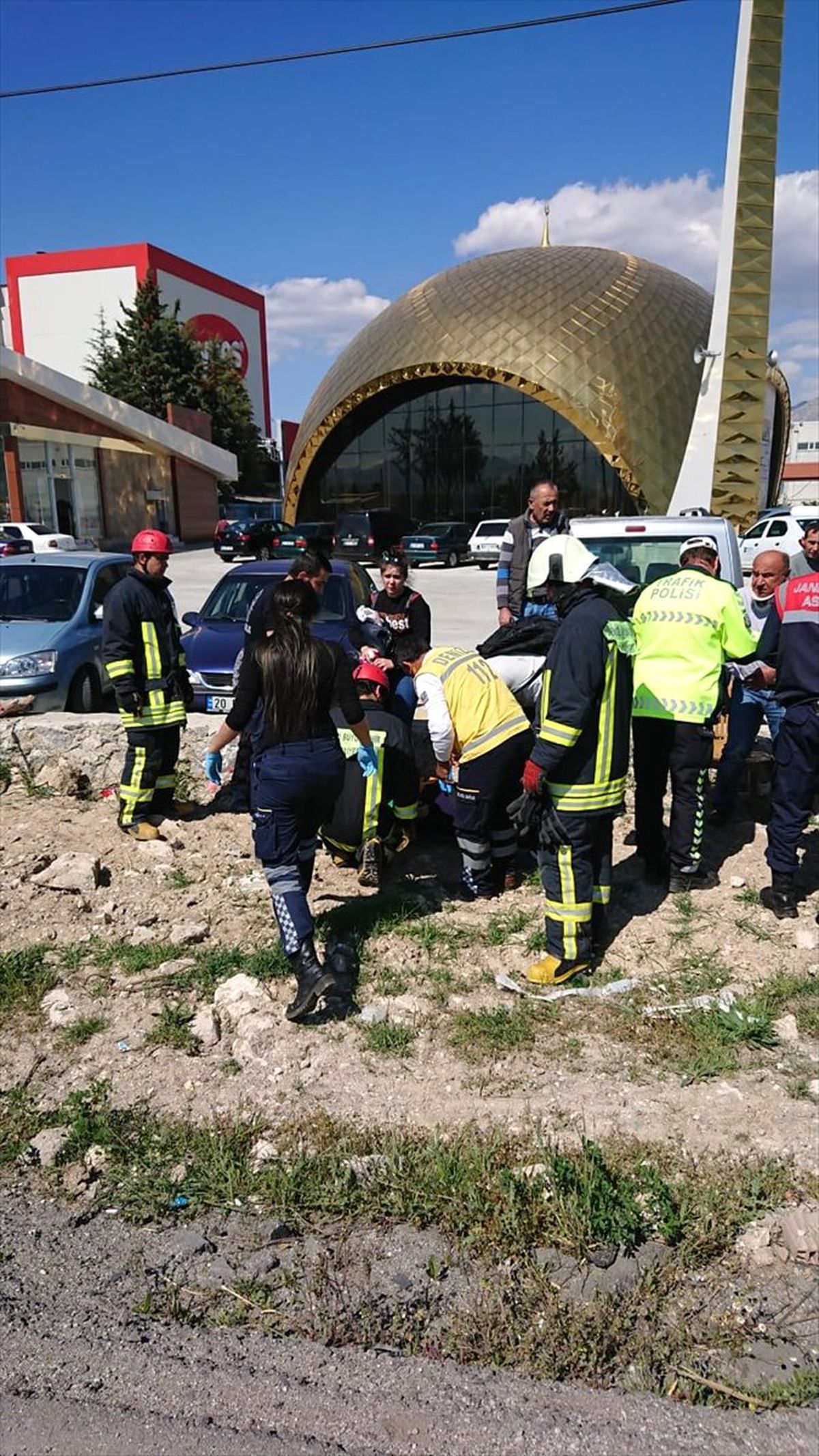 Denizli\'de Trafik Kazası: 4 Yaralı