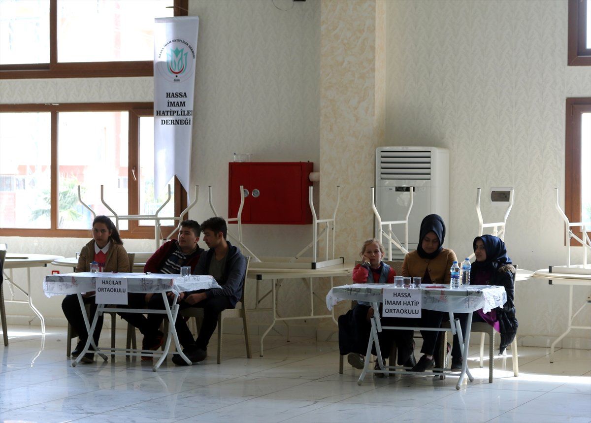 Hassa\'da Bilgi Yarışması Yapıldı