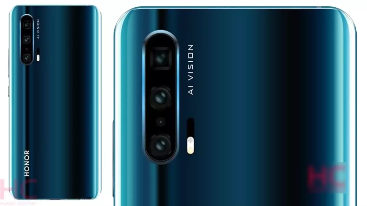 Honor 20 Pro\'nun Ortaya Çıkan Görüntüleri, 4 Arka Kamerayı Doğruluyor