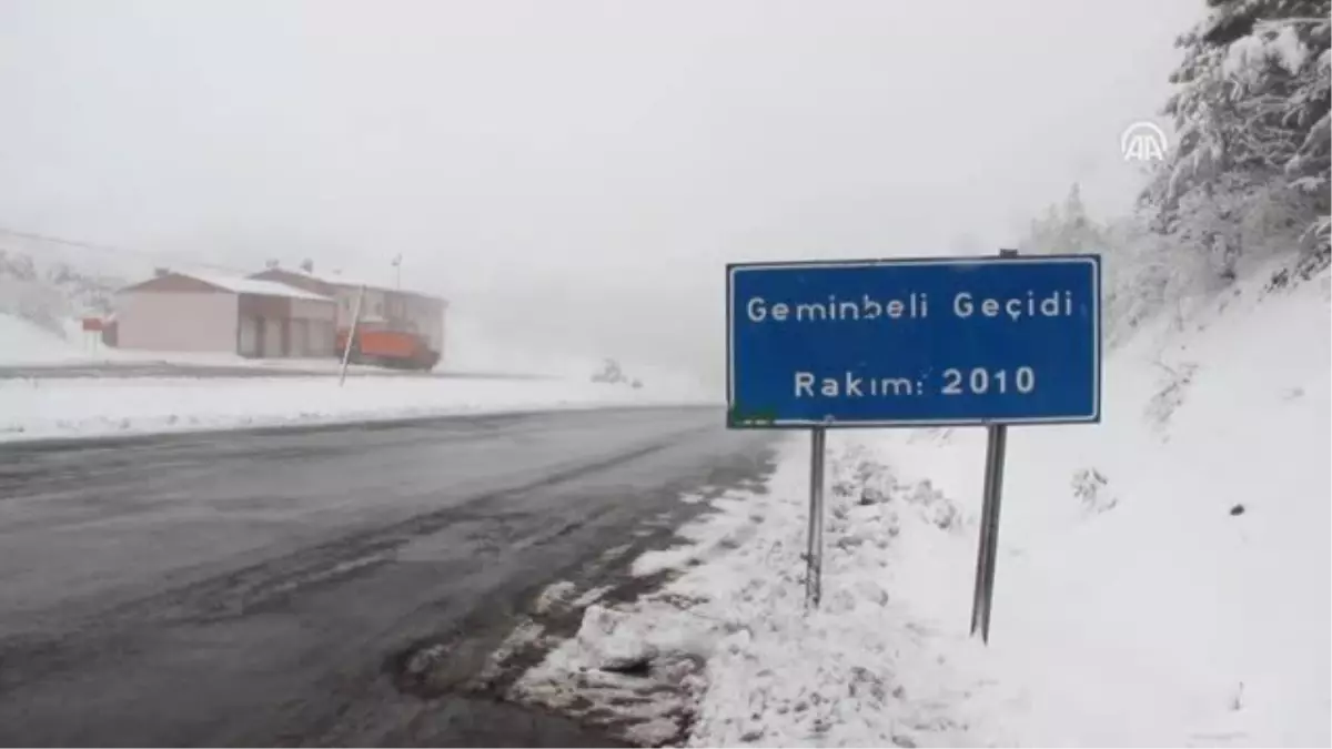 Sivas\'ın Yüksek Kesimlerine Kar Yağdı