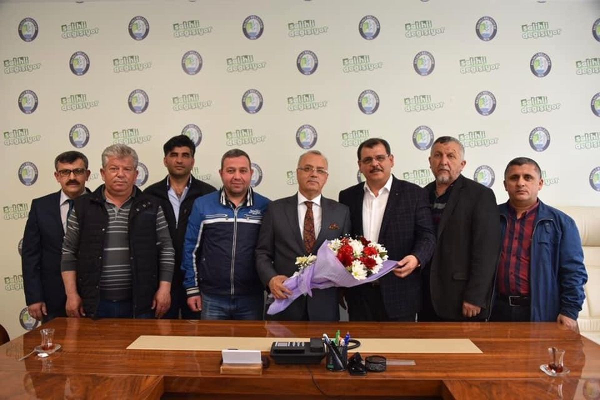 Başkan Kayda\'ya Ziyaretçi Akını