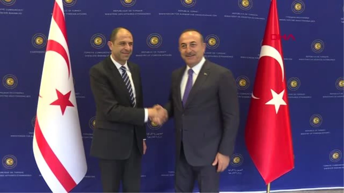Çavuşoğlu KKTC Başbakan Yardımcısı ve Dışişleri Bakanı Kudret Özersay ile Görüştü