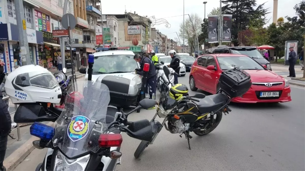 Denetimler İşe Yaradı Kasksız Motosiklet Kullanan Çıkmadı