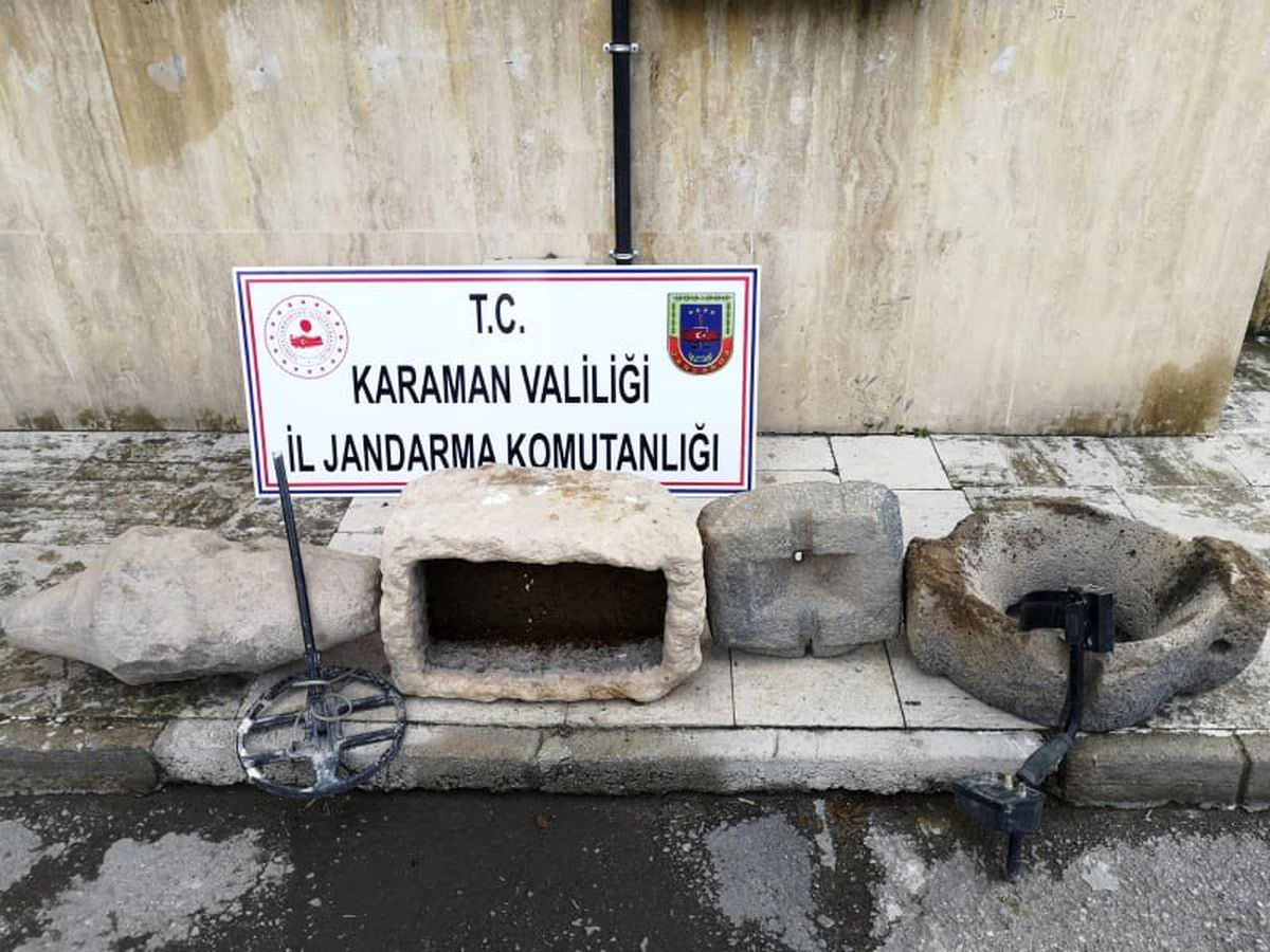 Karaman\'da Tarihi Eser Operasyonu