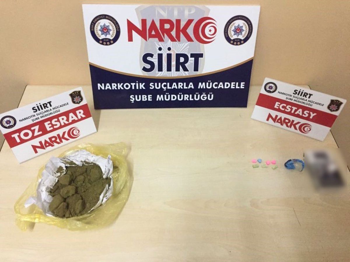Siirt\'te Uyuşturucu Operasyonu