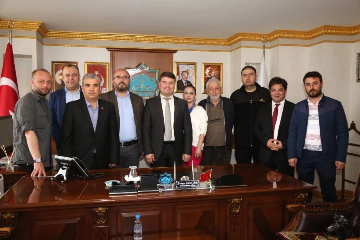 Gazeteciler Cemiyetinden Başkan Dinçer\'e Ziyaret