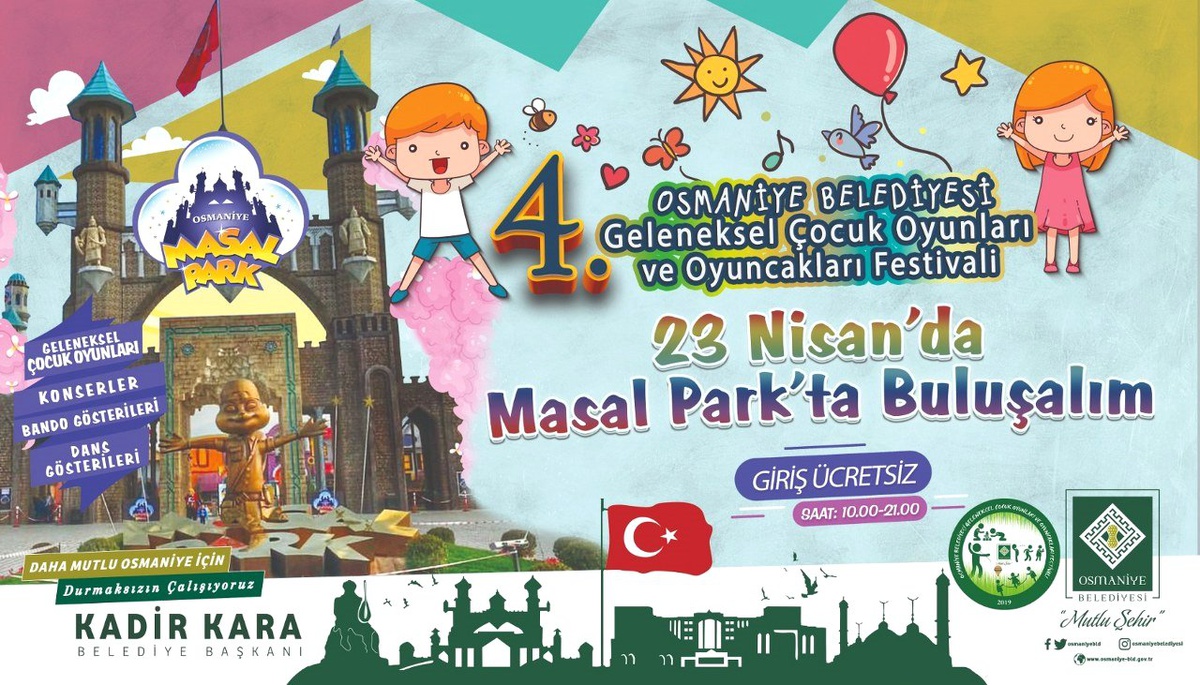 Geleneksel Çocuk Oyunları Festivali 23 Nisan\'da Masal Park\'ta Yapılacak