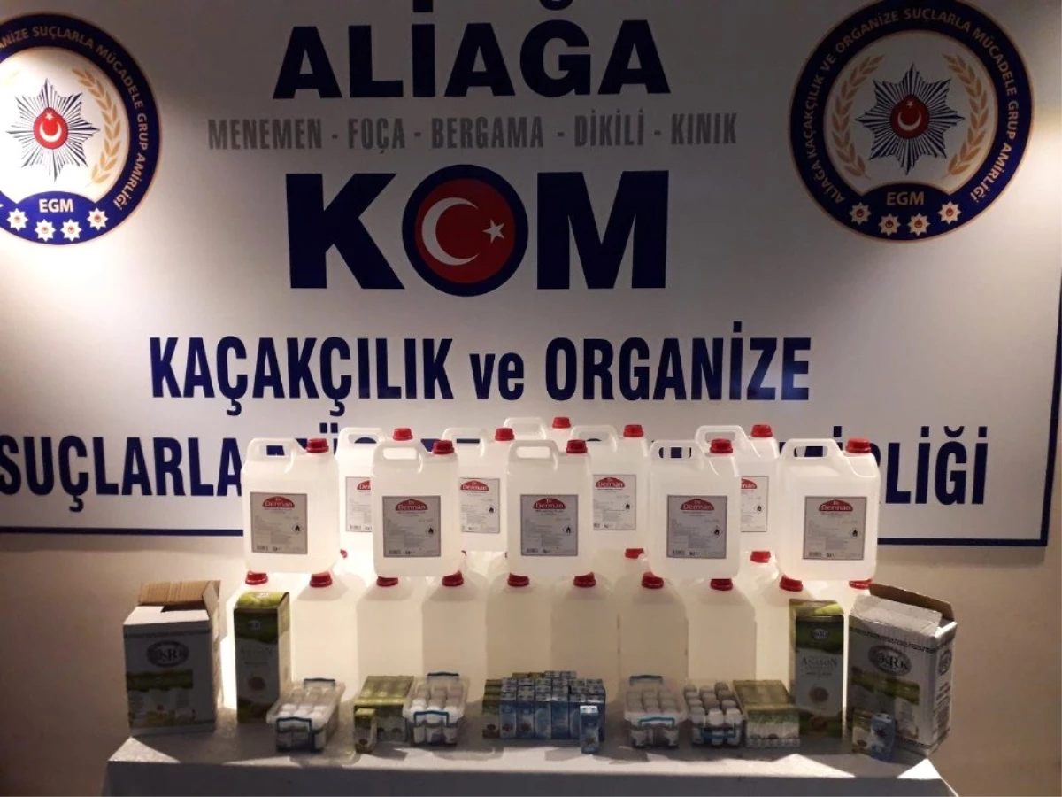 İzmir\'de Sahte İçki Operasyonu