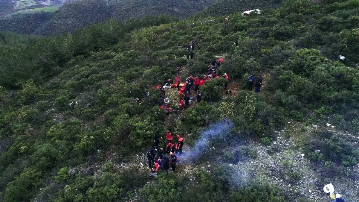 Mağaradaki Kurtarma Anları Gün Ağarınca Havadan Böyle Görüntülendi