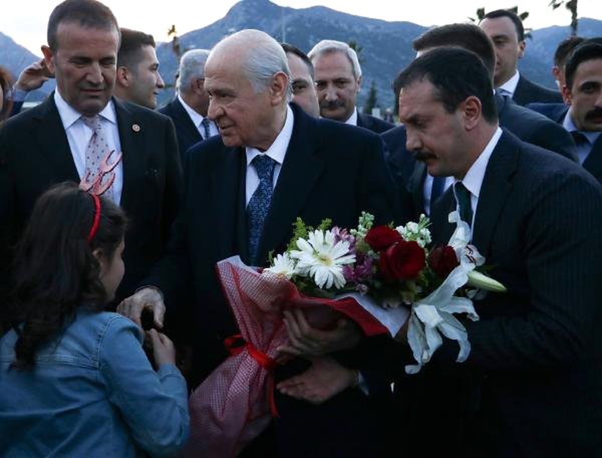 MHP Lideri Bahçeli Antalya\'da