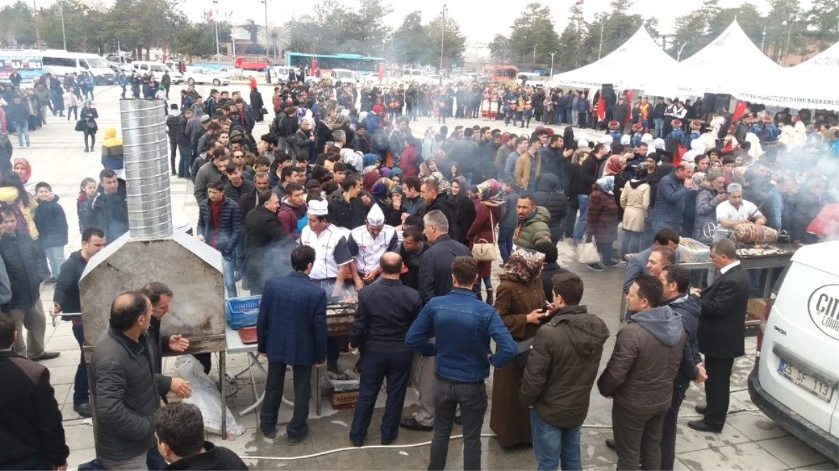 500 Kilogram Cağ Kebabı Halka Dağıtıldı