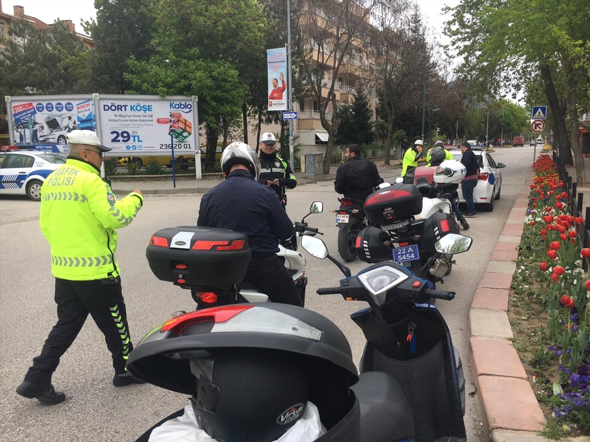 Edirne\'de Motosiklet Denetimleri Artırıldı