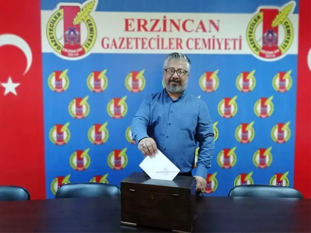 Erzincan Gazeteciler Cemiyeti Başkanlığına Muzaffer Koşan Seçildi