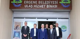 Geçmiş Dönem Başkanlarından Başkan Yüksel'e Ziyaret