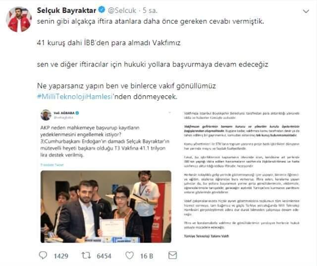 Selçuk Bayraktar'dan CHP'li Vekilin İBB Tepkisi: 41 Kuruş Dahi Para Almadı