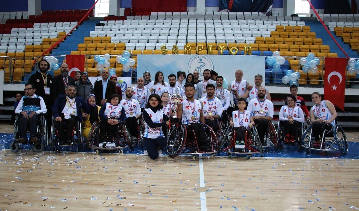 Tekerlekli Basketbol 1. Lig\'inde Keçiören Eller Gücü Şampiyon