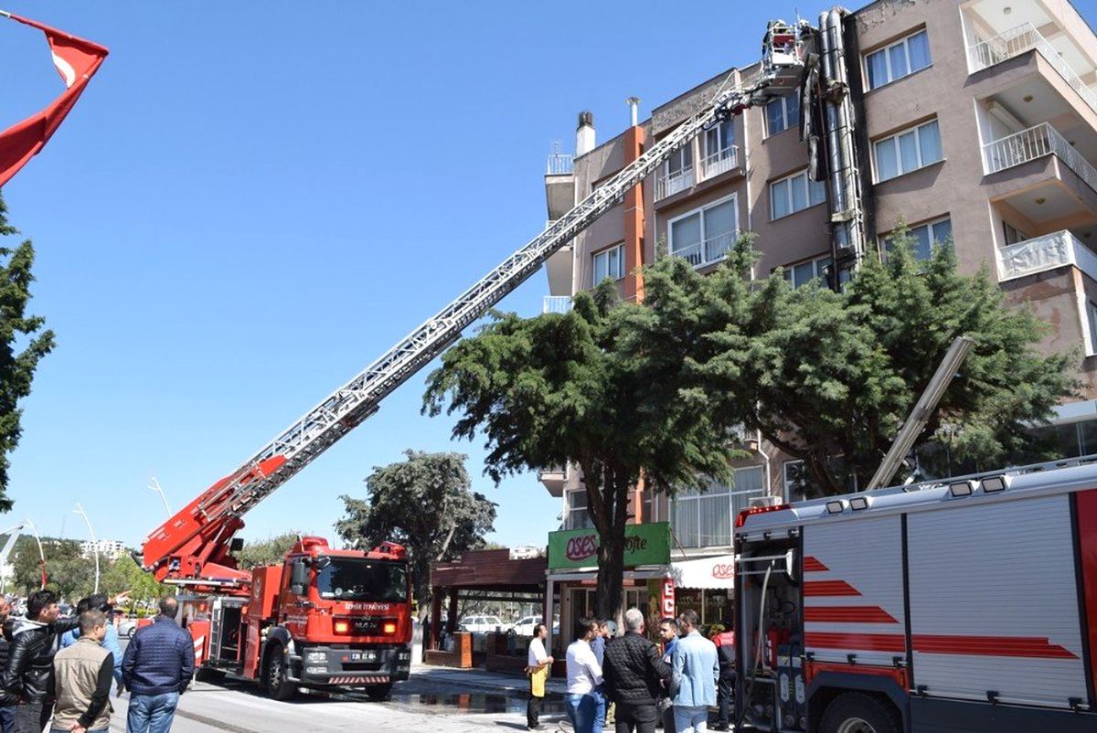 Baca Yangını Korkuttu
