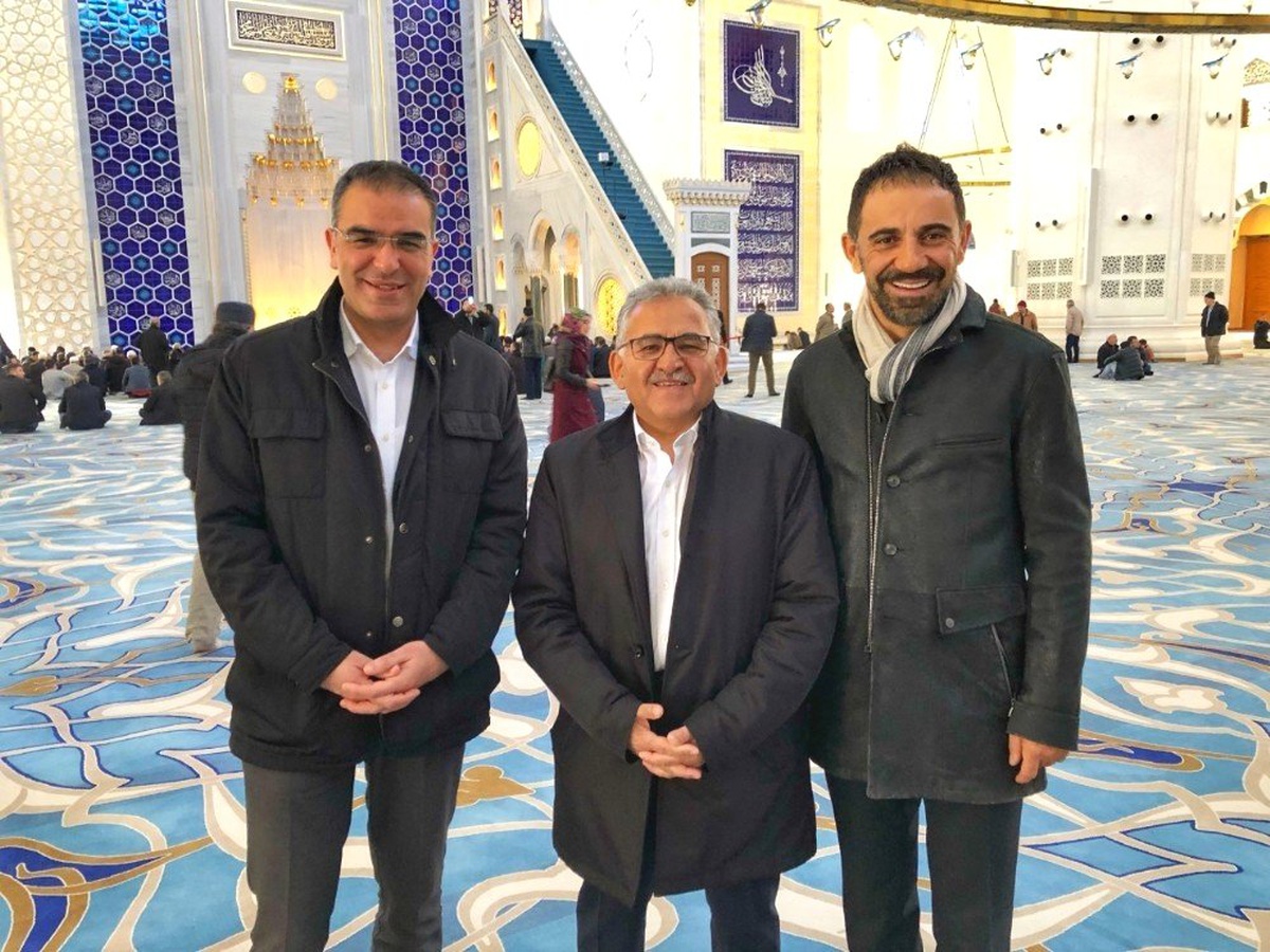 Başkan Büyükkılıç\'tan Çamlıca Camii\'nde İnceleme