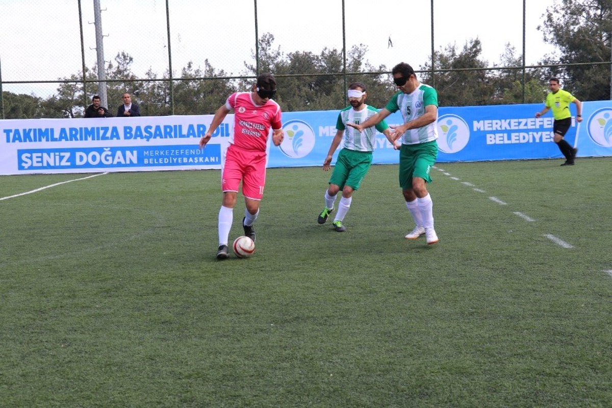 Denizli\'de Sesi Görenler Futbol 1. Lig Karşılaşması