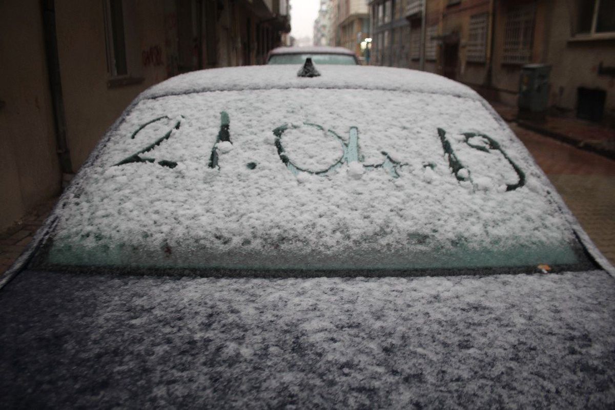 Elazığ\'da Kar Yağışı Etkili Oluyor