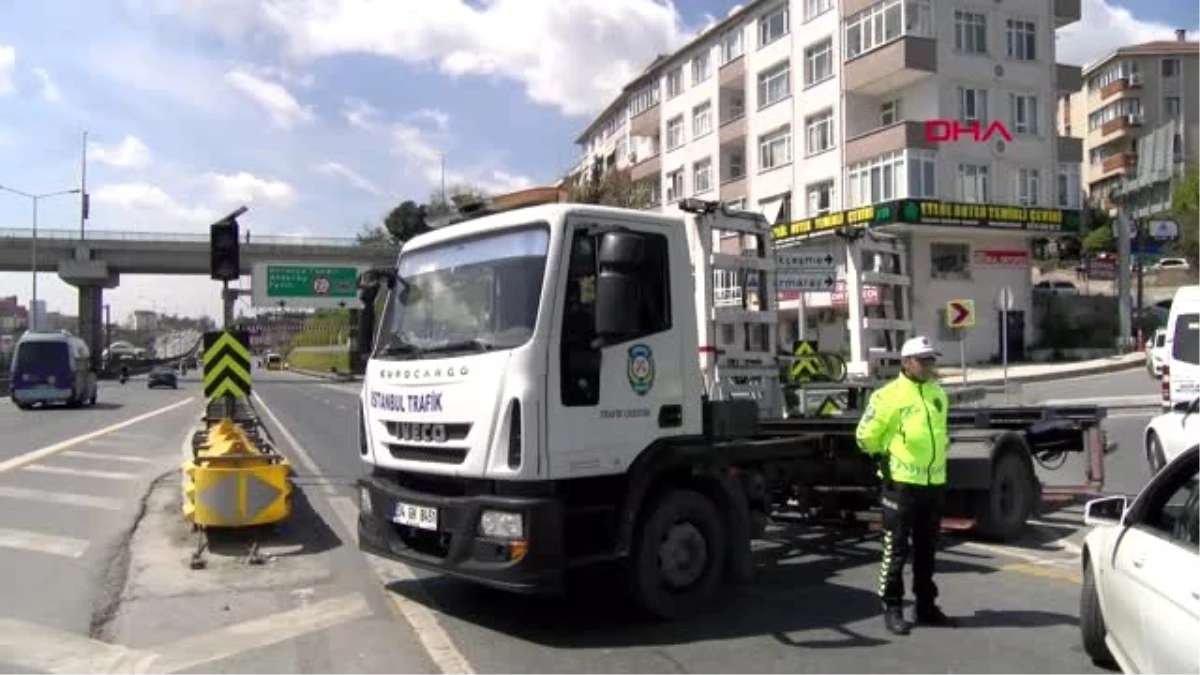 İstanbul- Avrasya Tüneli Cumhurbaşkanlığı Türkiye Bisiklet Turu Nedeniyle Yaklaşık 2 Saat Trafiğe...