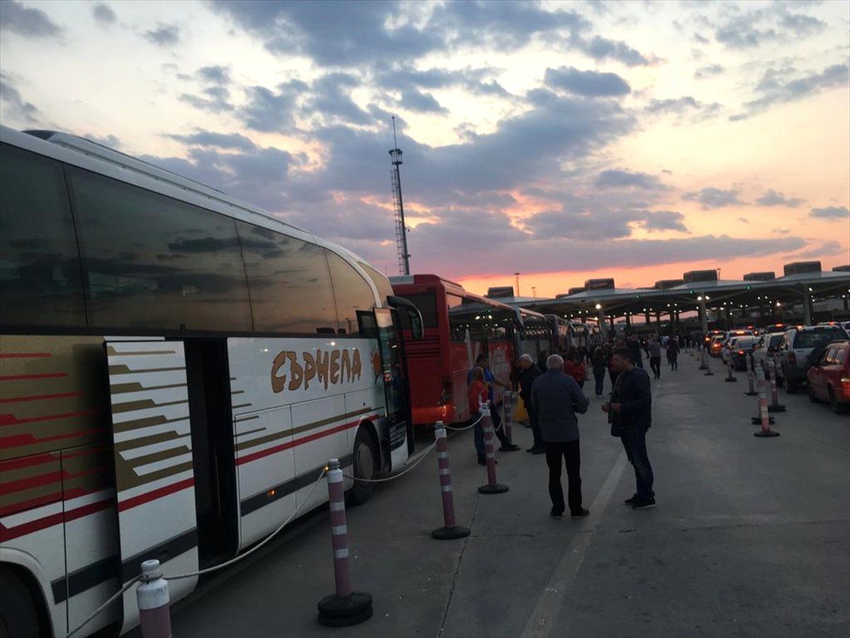 Kapıkule\'de Turist Yoğunluğu