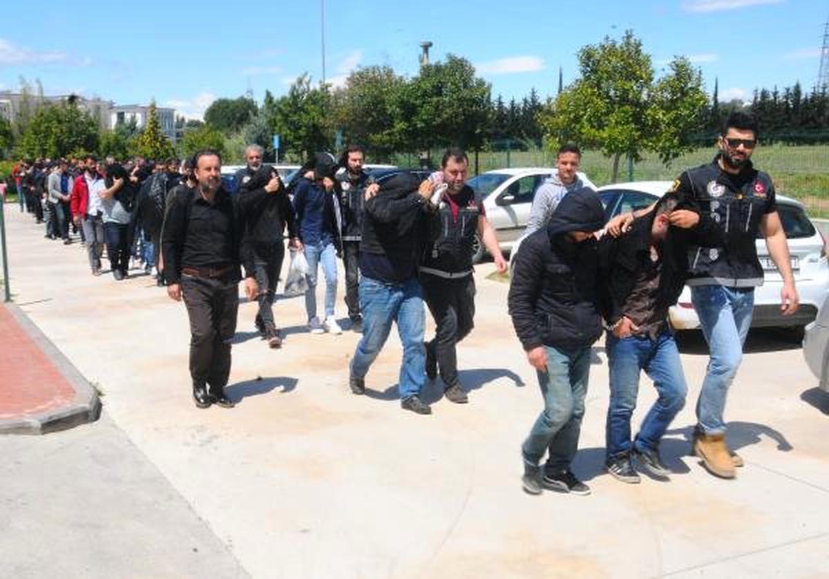 600 Polisli Uyuşturucu Operasyonunda Yakalanan 43 Şüpheli Adliyede