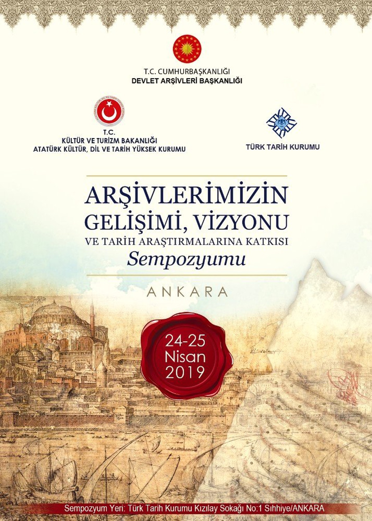 Ankara\'da "Arşivlerimizin Gelişimi, Vizyonu ve Tarih Araştırmalarına Katkısı Sempozyumu"...