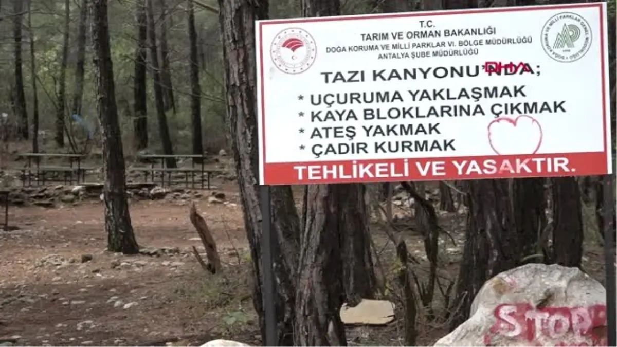 Antalya Tazı Kanyonu\'nda Drone Uçuşları, Endemik Kuşları Kaçırıyor