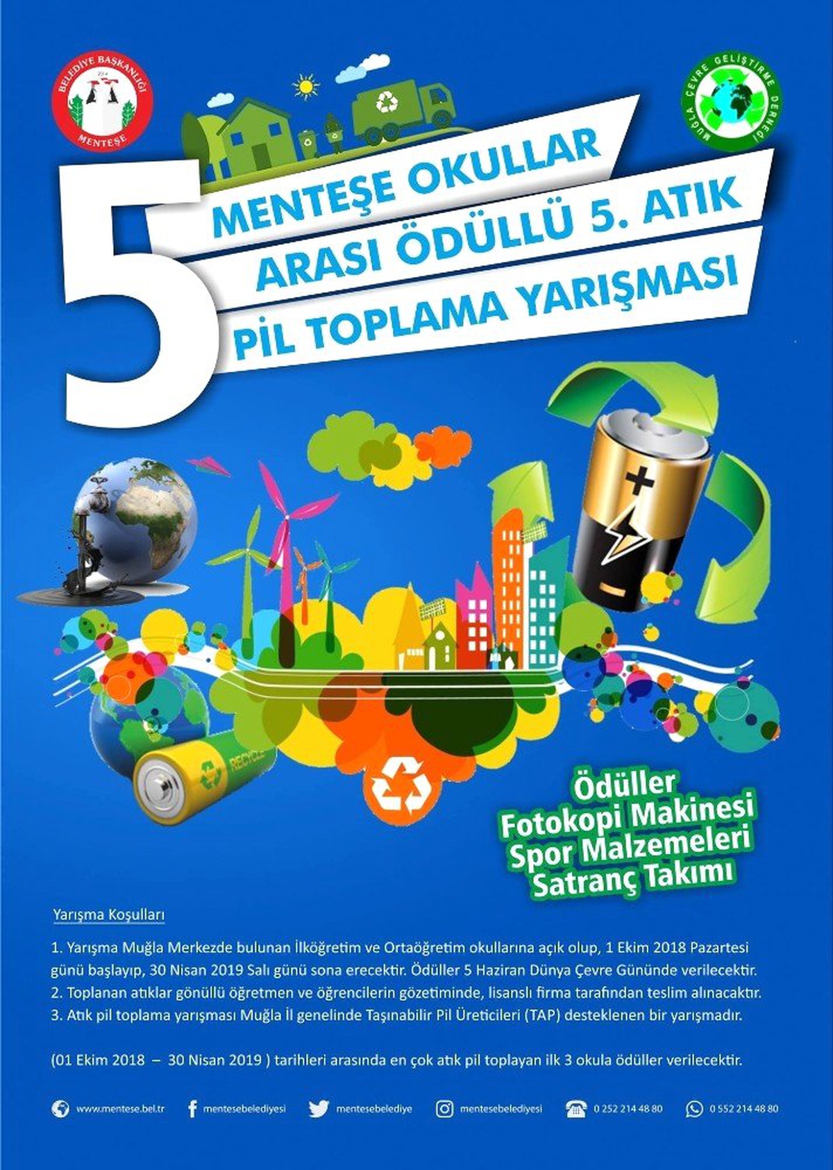 Atık Pil Toplama Yarışması\'nda Son Gün 30 Nisan