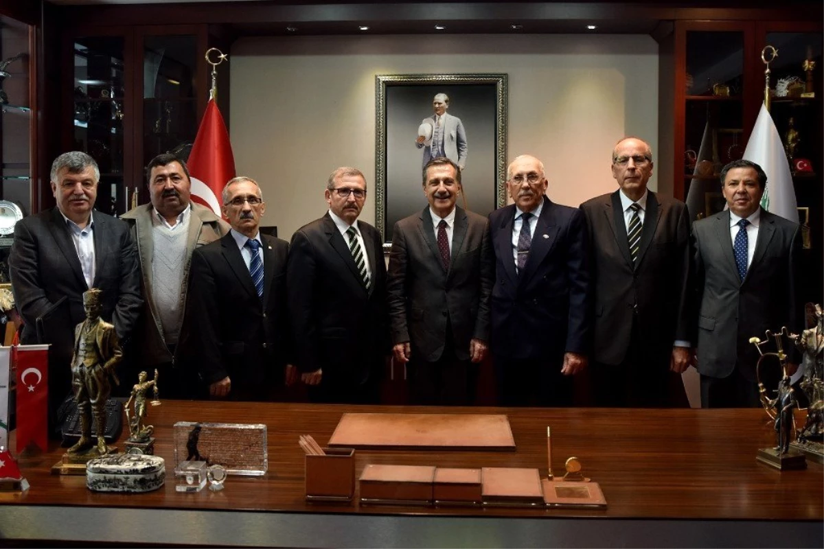 Başkan Ataç\'a Tebrik Ziyaretleri Sürüyor