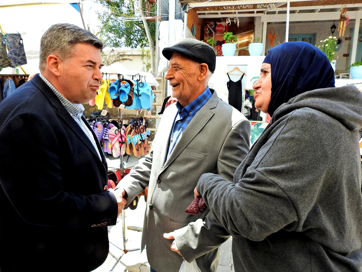 Başkan Oran, "Çarşıda, Pazarda Hep Yanınızda Olacağım"