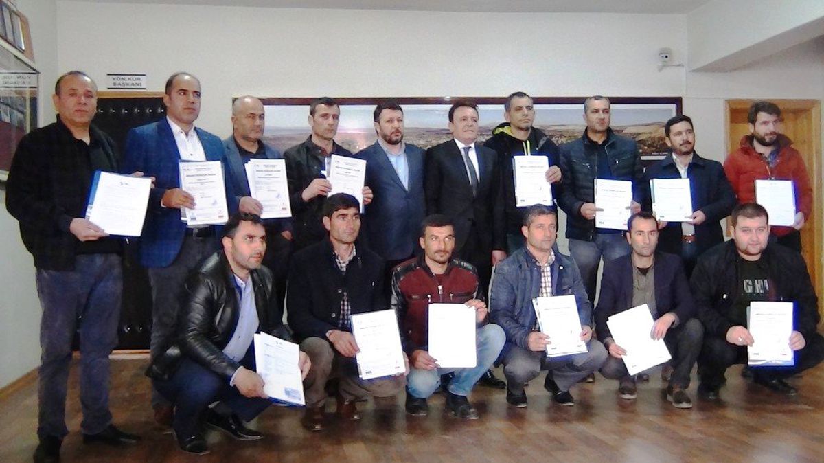 Etso\'dan Galerici Esnafına Mesleki Yeterlilik Belgesi