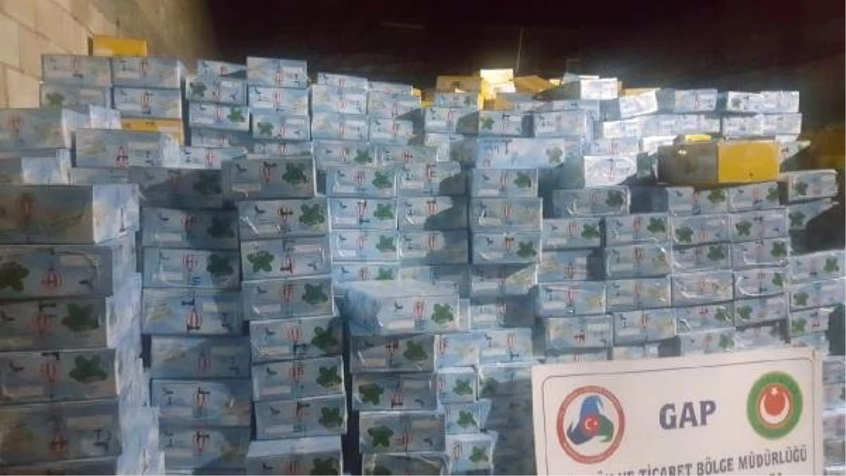 Gaziantep\'te 25 Ton Kaçak Nargile Tütünü Ele Geçirildi