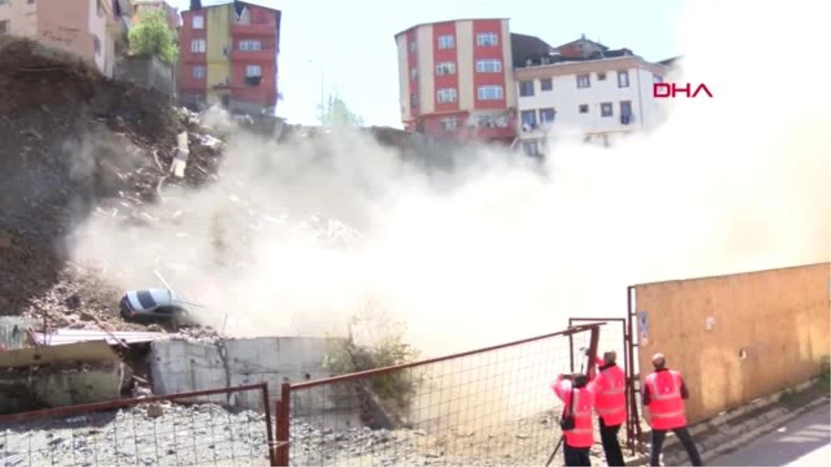 İstanbul- 3 Farklı Açıdan Kağıthane\'de Bina Çökmesi
