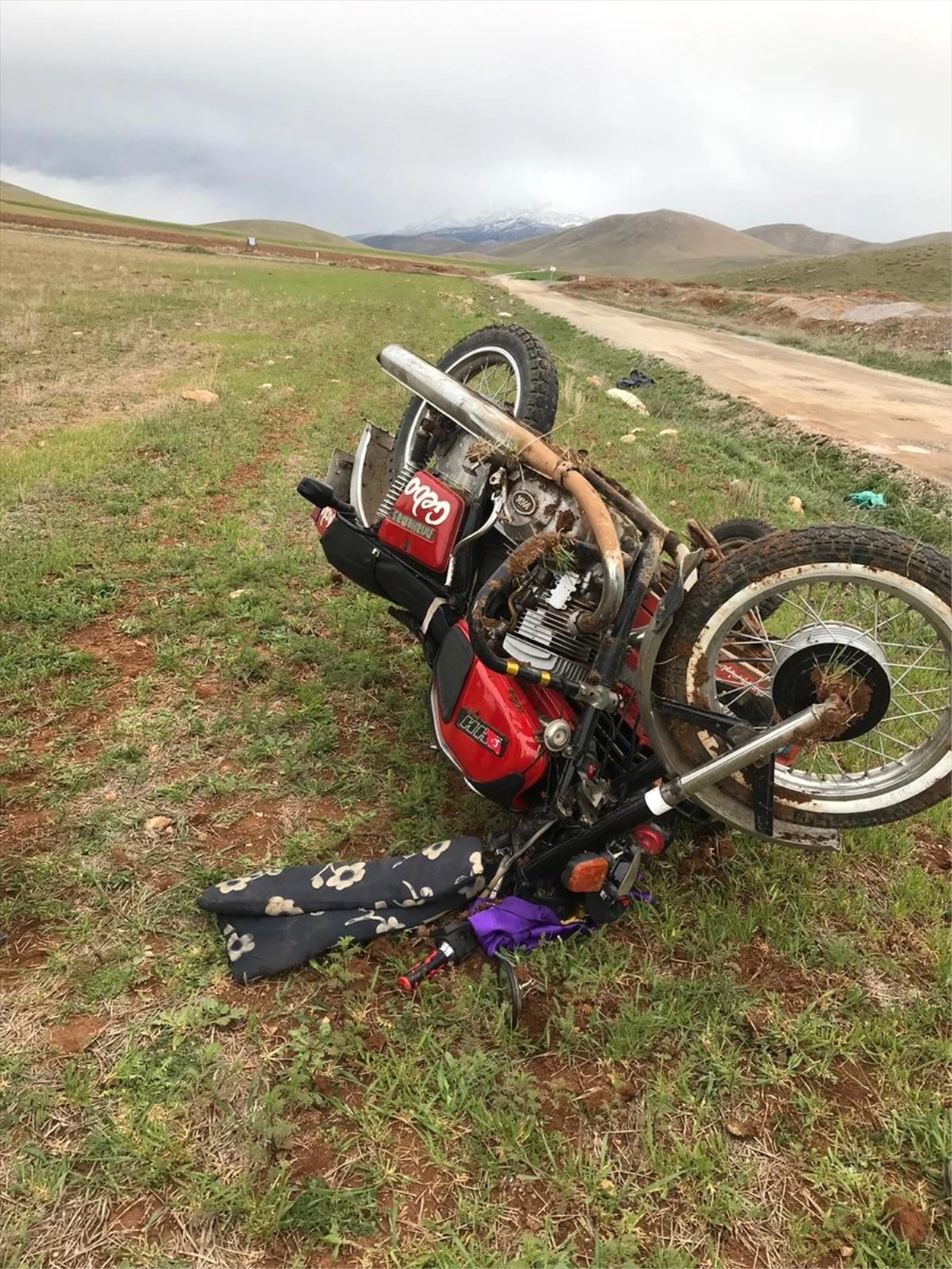 Kahramanmaraş\'ta Motosiklet Devrildi: 1 Yaralı